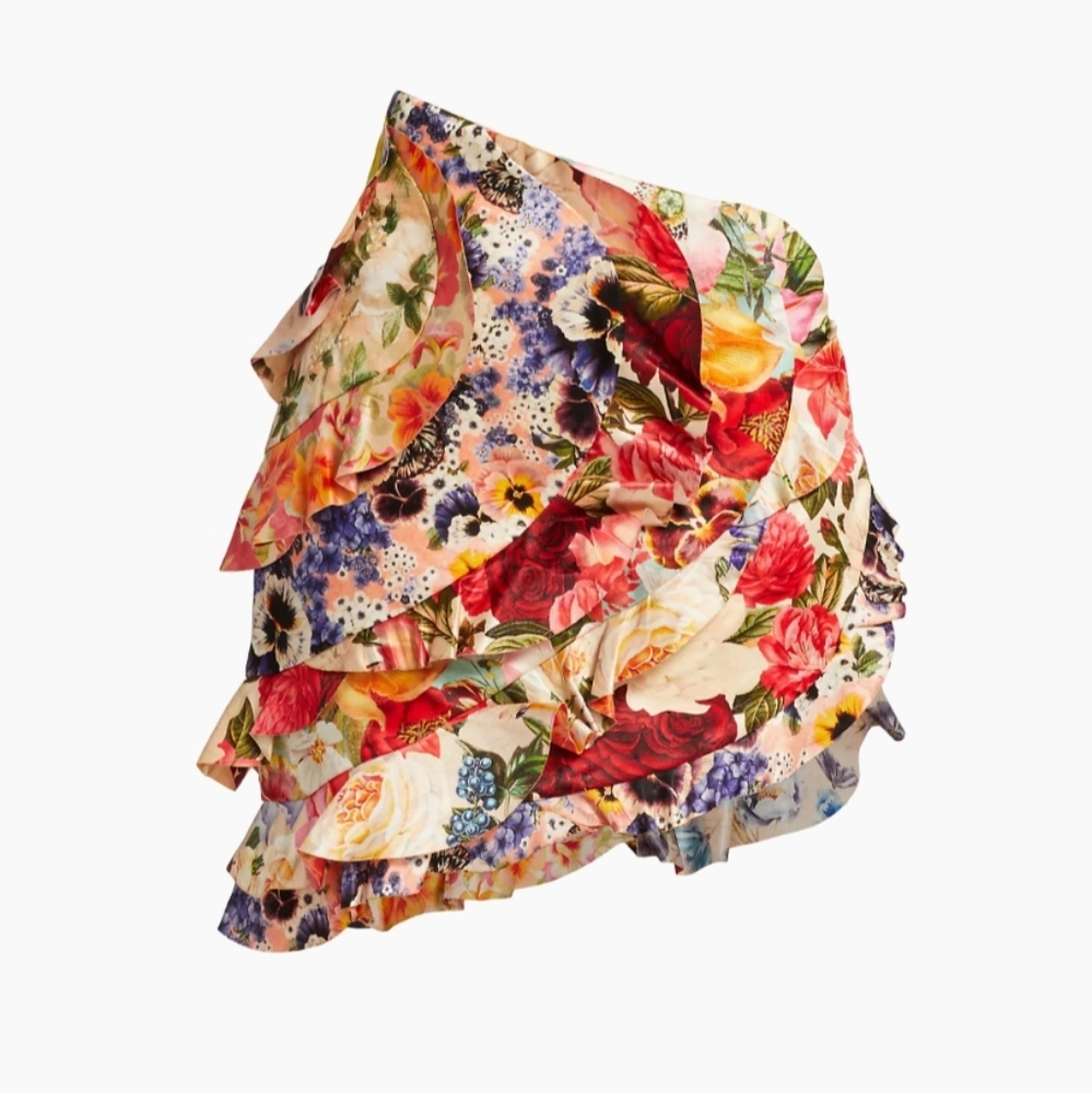 Zimmermann Wonderland Patchwork Miniskirt